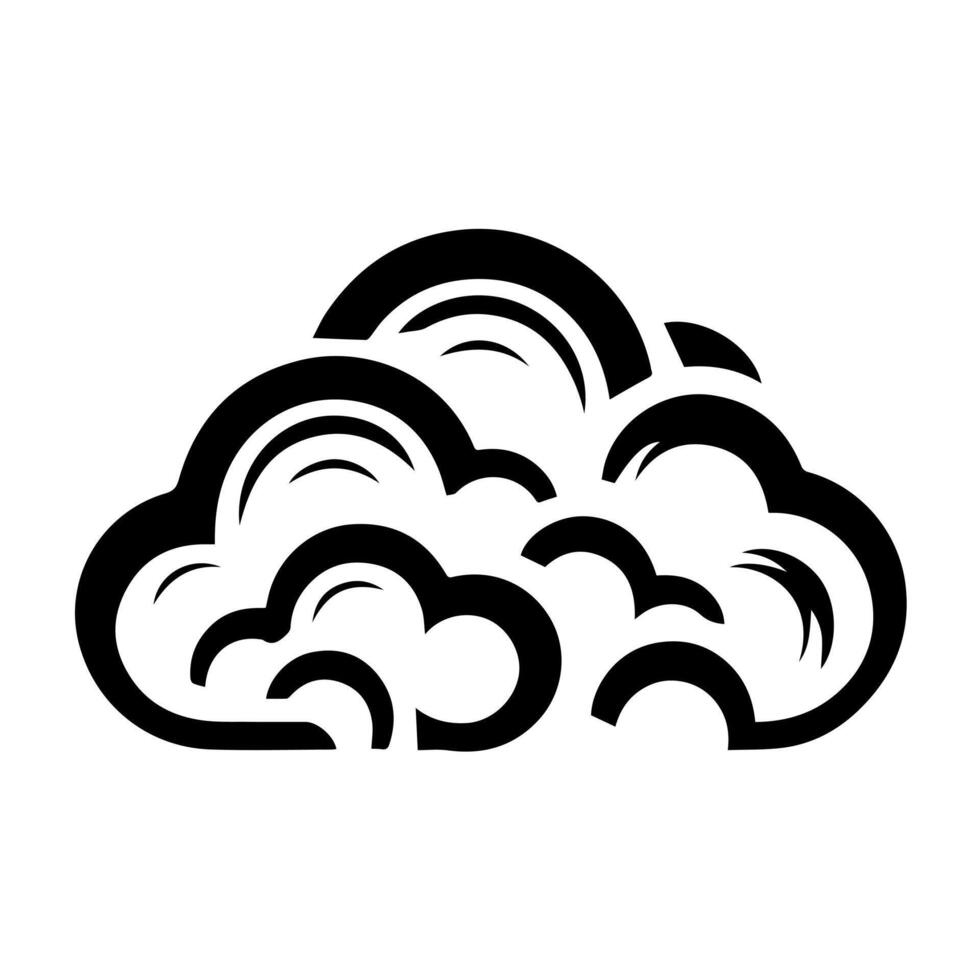 Clouds icon illustration vector