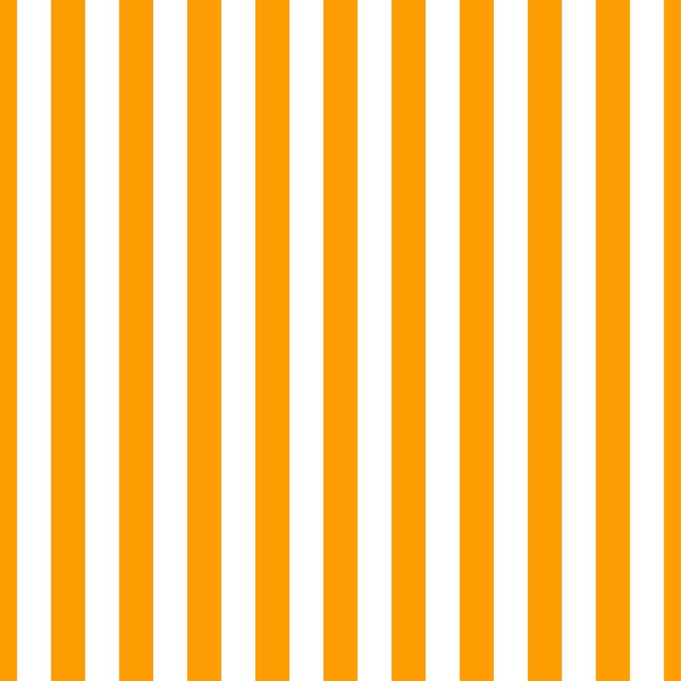 Seamless pattern of vertical orange and white stripes vector