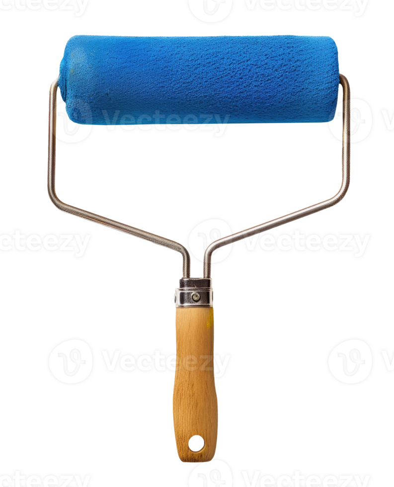 Blue Paint Roller png