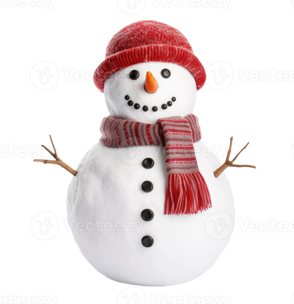 Snowman with Hat png