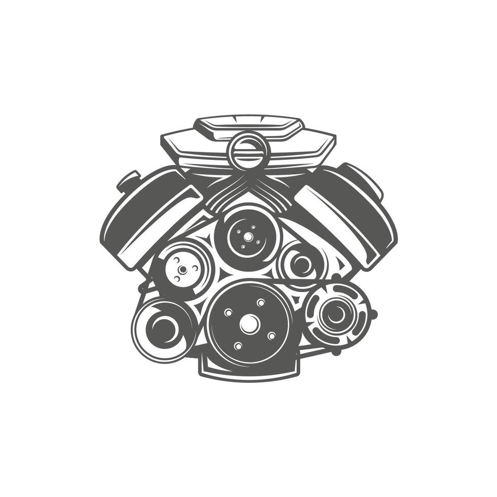 Element of the car service vector
