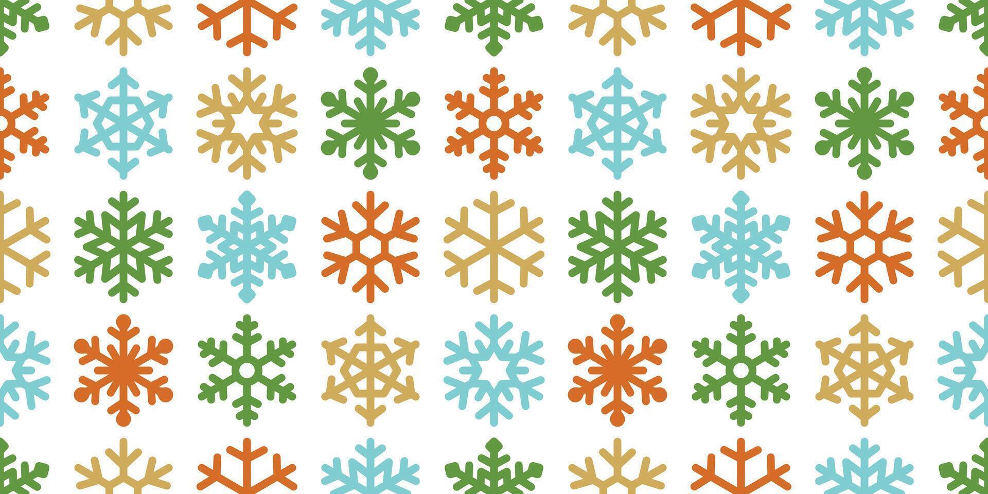 christmas seamless pattern snowflake Santa Claus hat cartoon doodle scarf isolated gift wrapping paper tile wallpaper repeat background illustration design vector