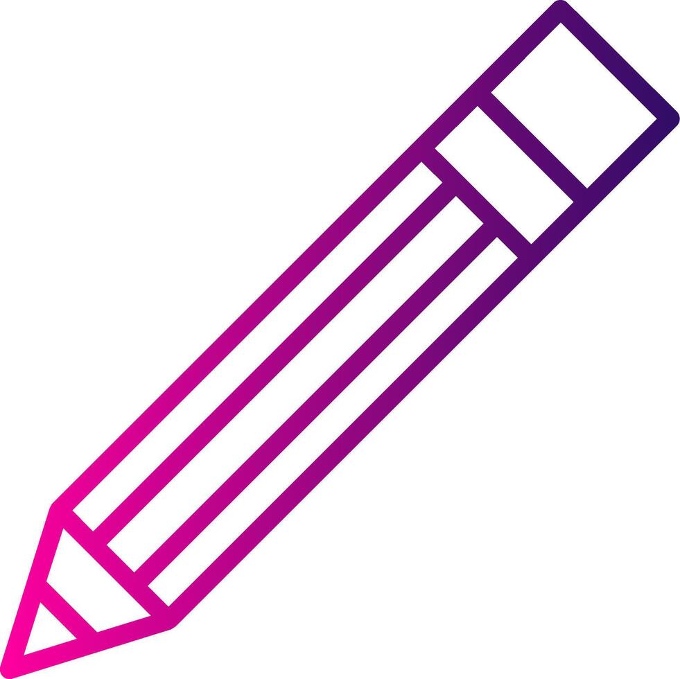 Pen Line Gradient Icon vector