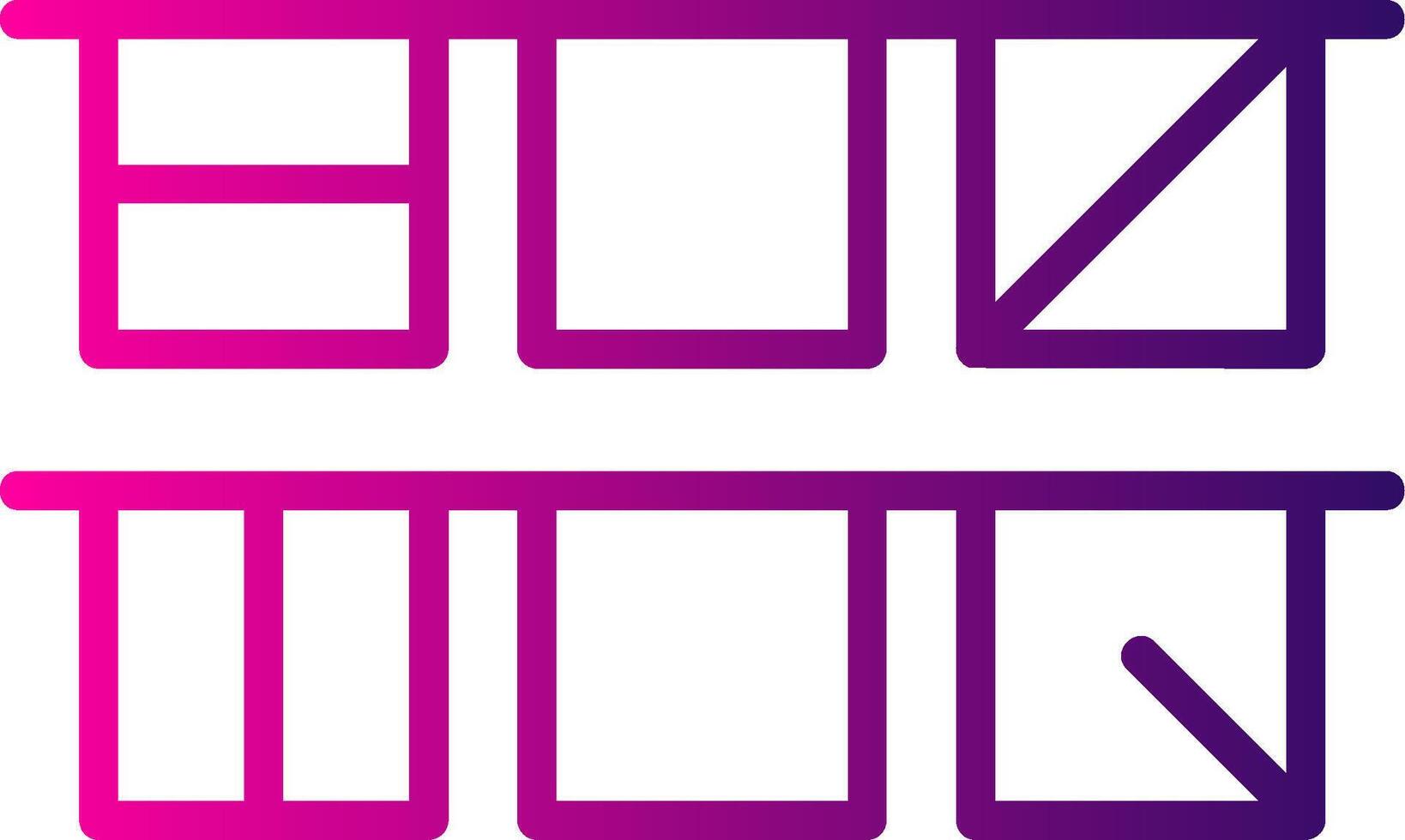 Garlands Line Gradient Icon vector