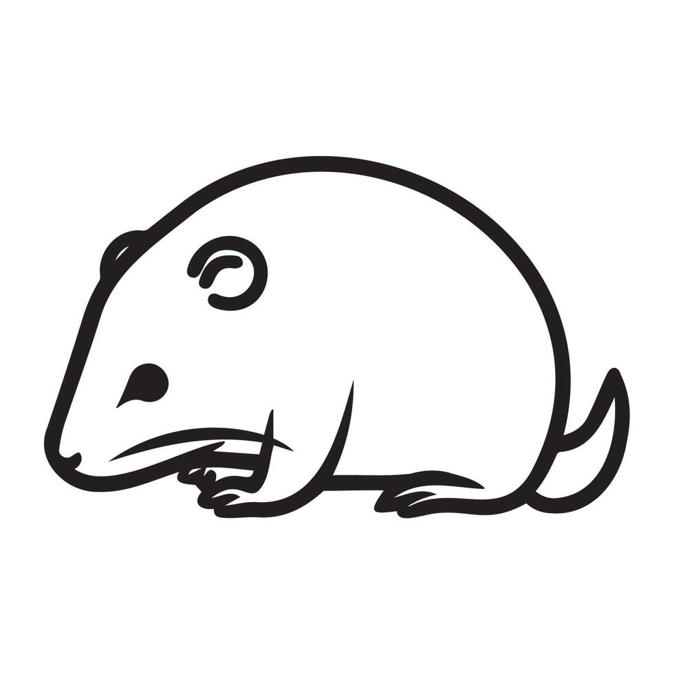 Cute Cartoon Style Animal Illustration for Design Projects vector