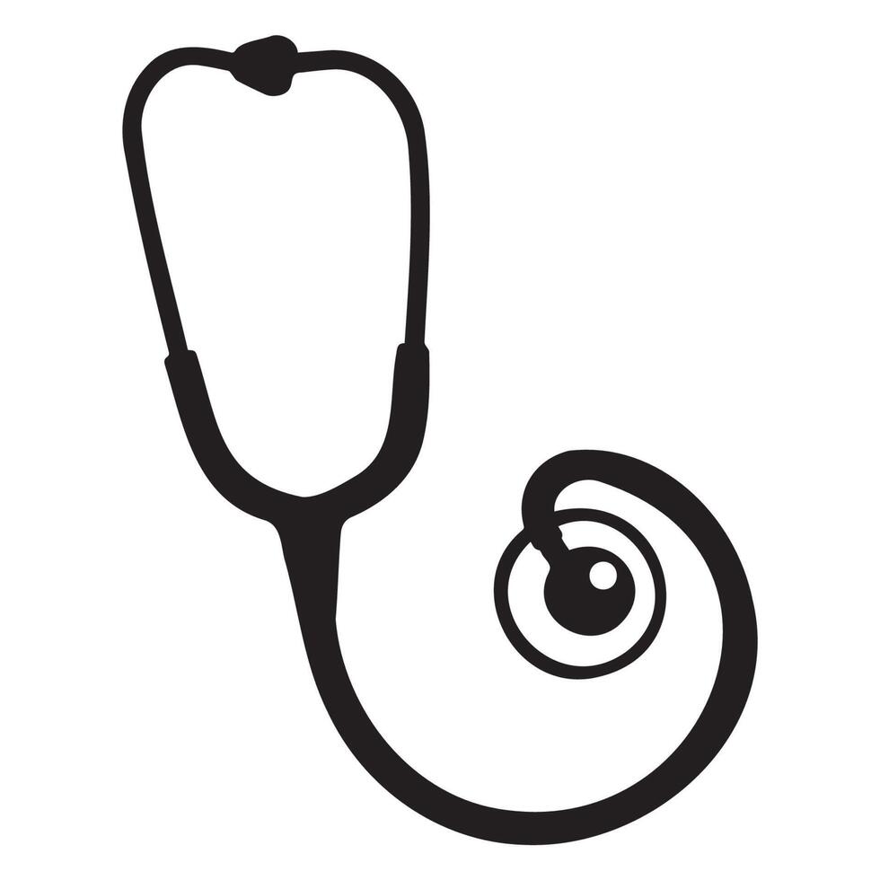 Stethoscope Icon for Medical Themes vector