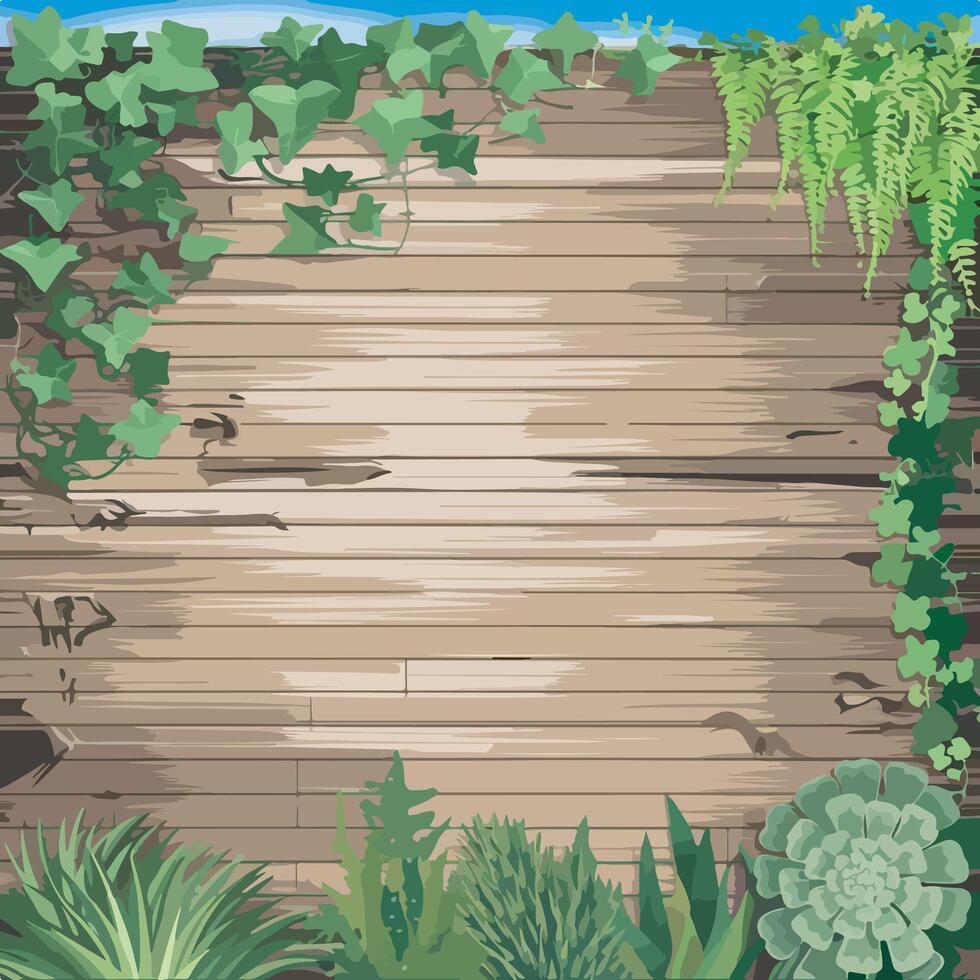 Woody texture background vector