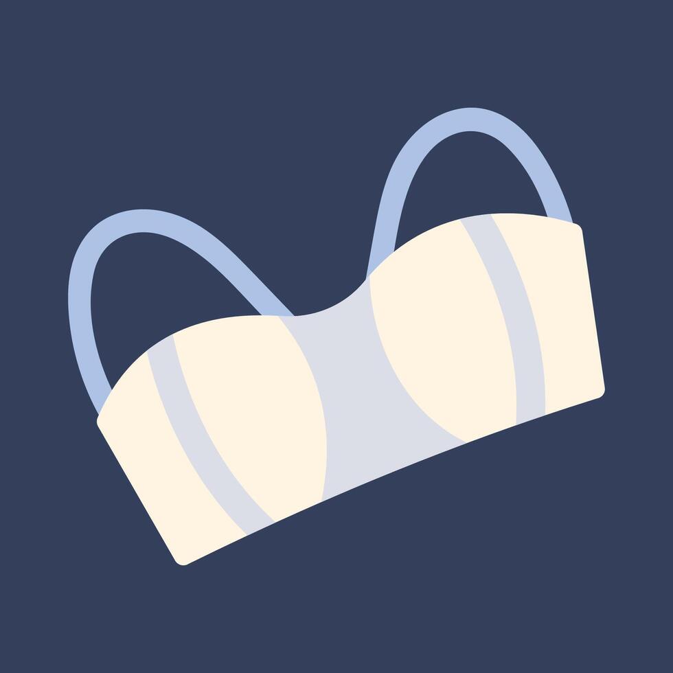 women bra in flat design. vector