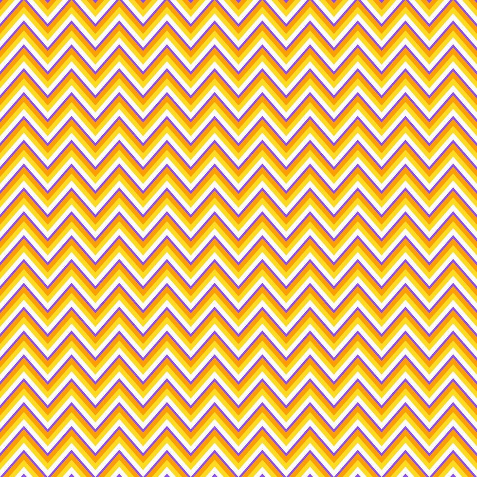 Colorful Chevron Pattern in White and Orange to Halloween vector