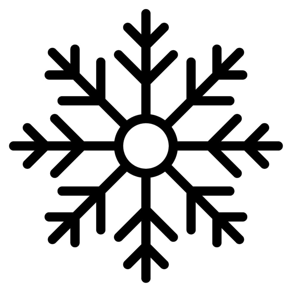 for web, app, infographic, etcSnowflake icon vector