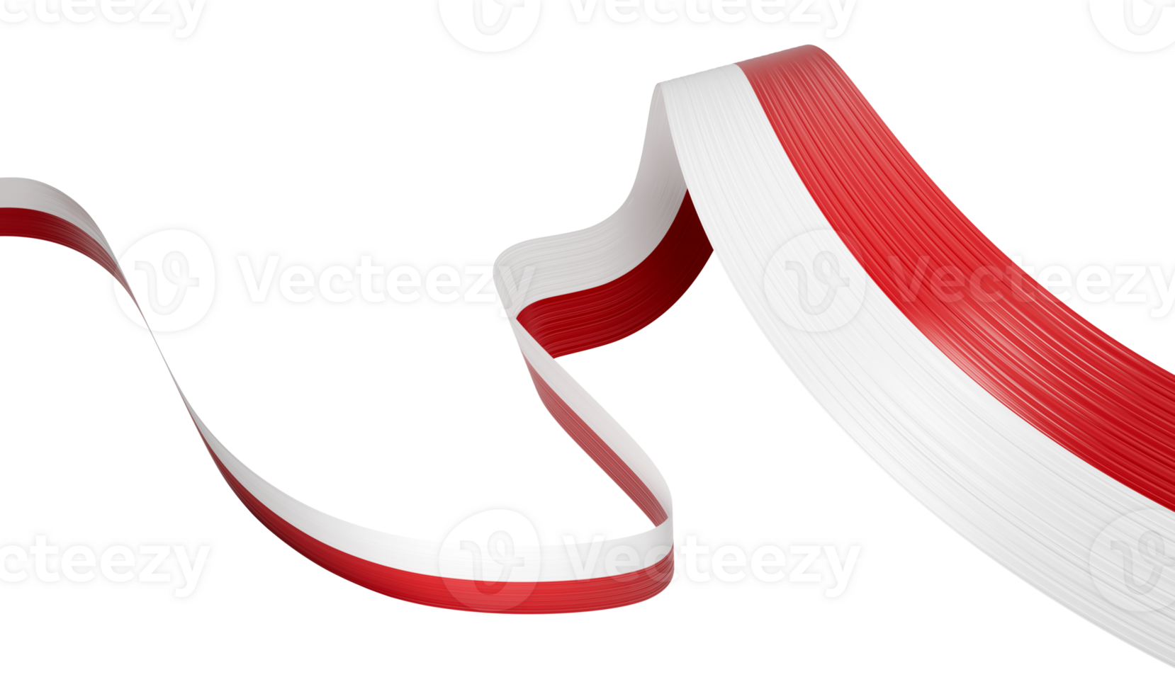 3d Flag Of Indonesia And Monaco 3d Wavy Shiny Ribbon 3d Illustration png
