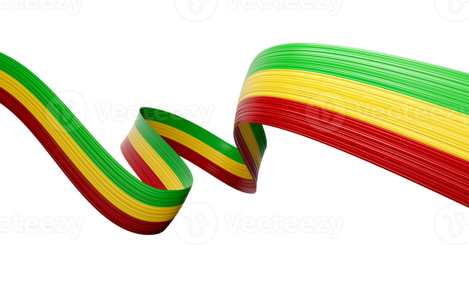 3d Flag Of Mali 3d Shiny Waving Mali Ribbon Flag 3d Illustration png
