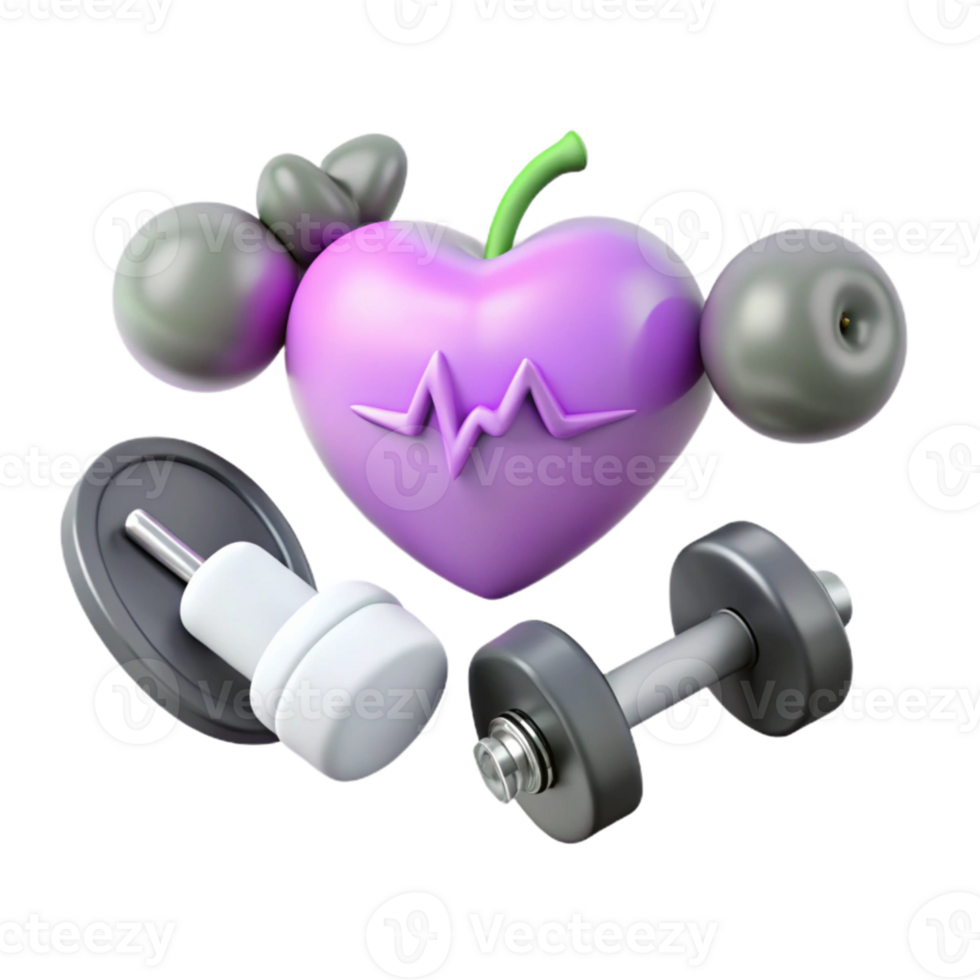 Heart Health Fitness Exercise for a Strong Cardiovascular System png