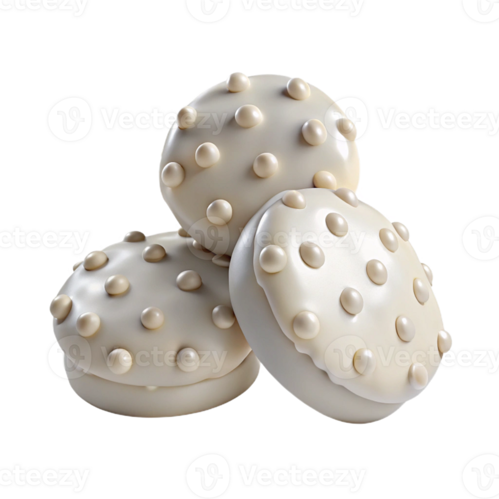 White Chocolate Cookies with Sprinkles png