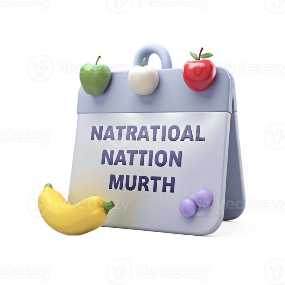 Fruits Vegetables on a Calendar A Reminder of Healthy Eating png