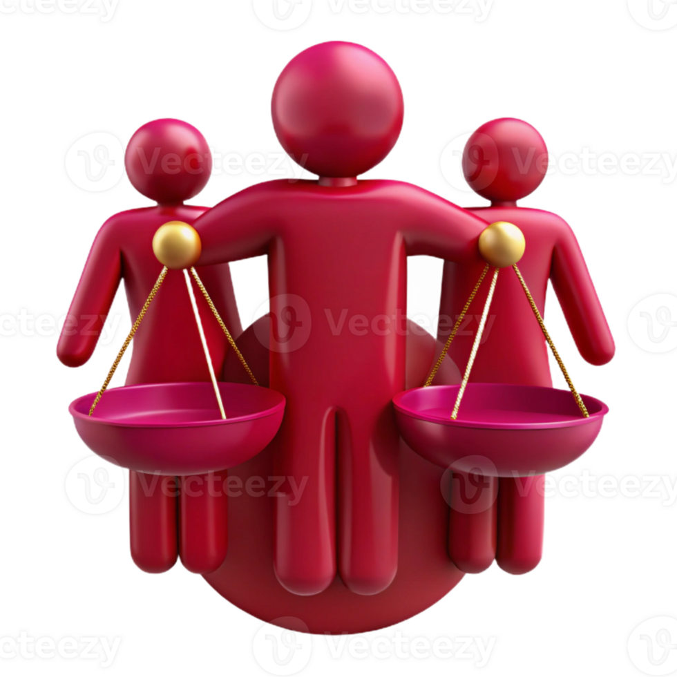 Justice, Equality, and Balance A Visual Representation png