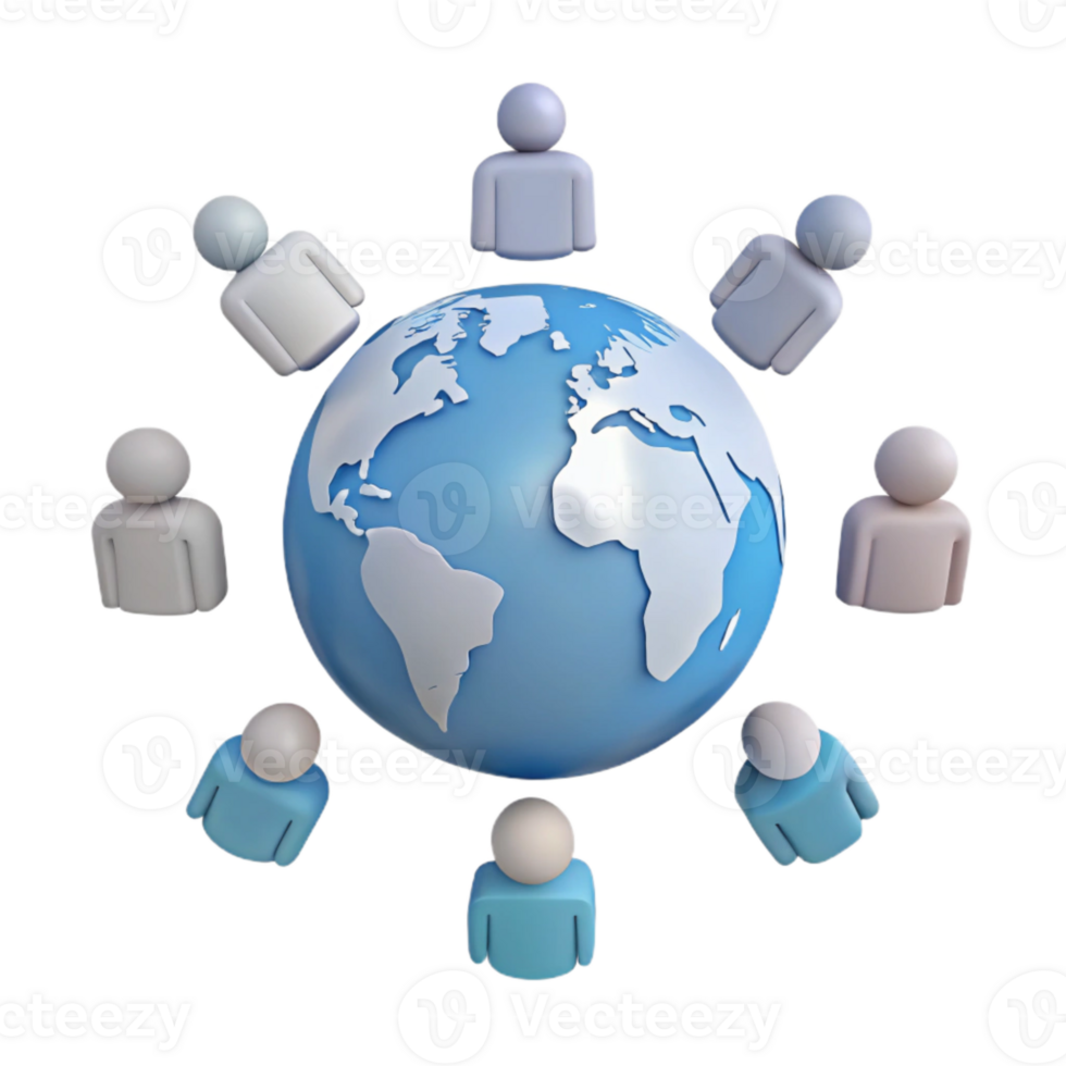 Global Collaboration People Connecting Around the World png
