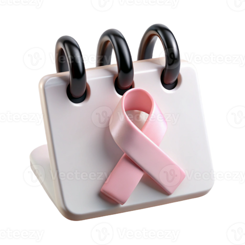 Calendar Reminder Pink Ribbon Awareness png