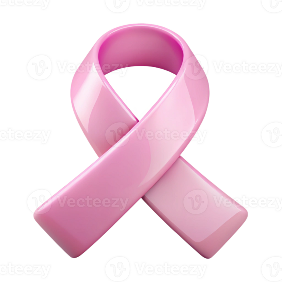 Pink Ribbon Symbol of Support and Awareness png