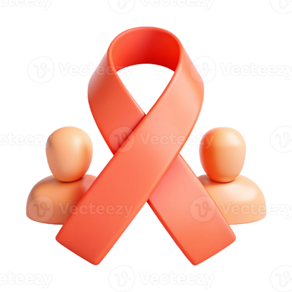 Awareness Ribbon Symbol for Unity and Support png