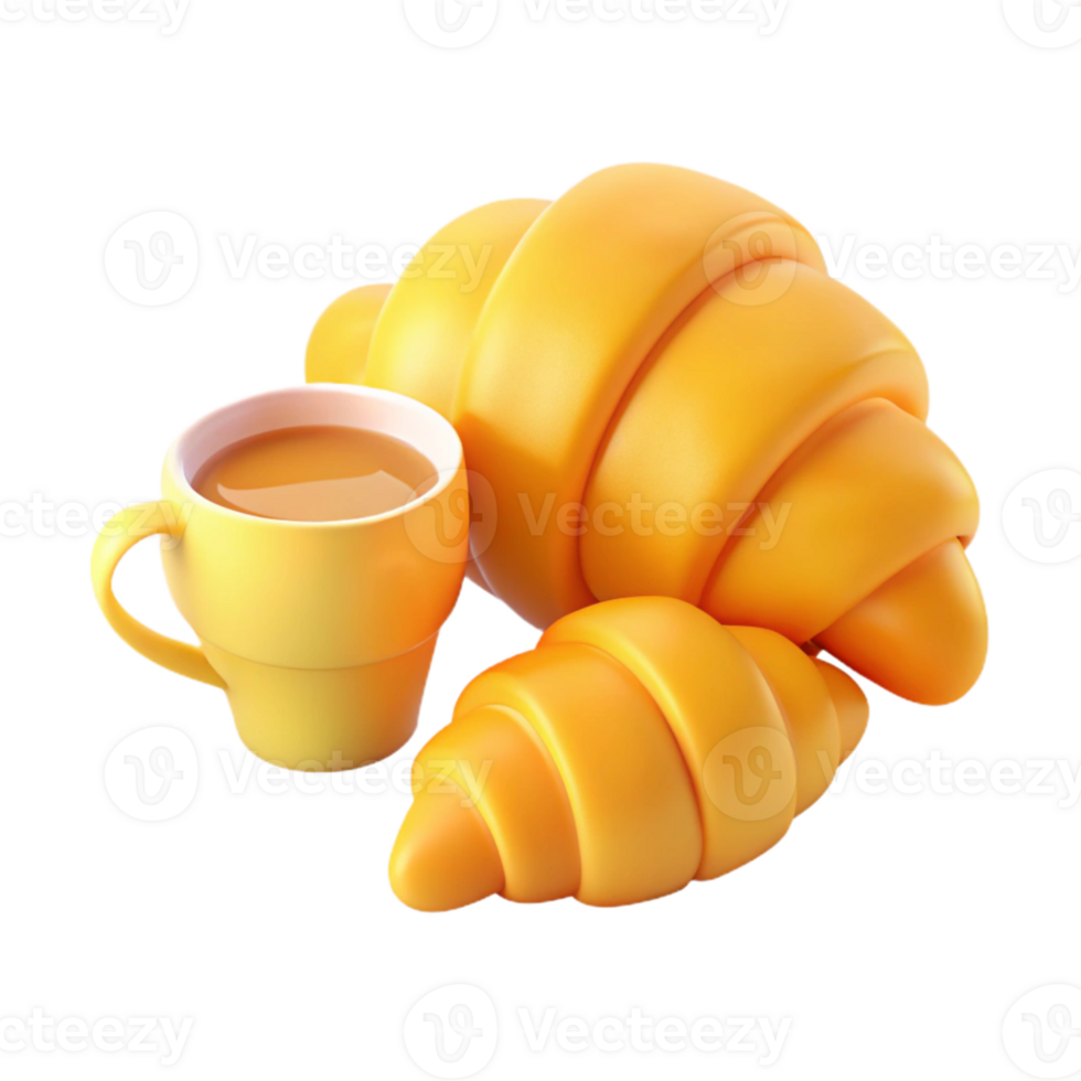 Croissants and Coffee A Classic Pairing png