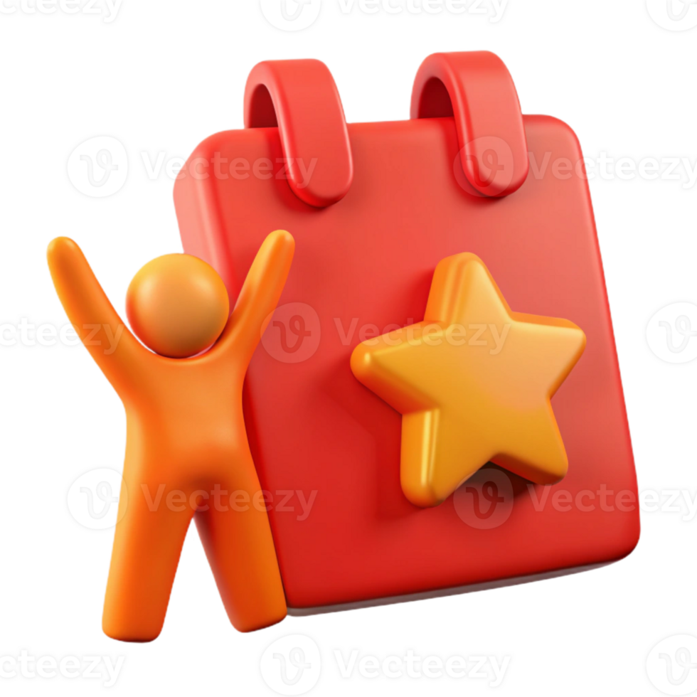 Celebrate Success with a 3D Calendar Icon png