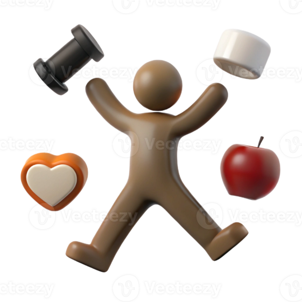 Healthy Lifestyle Exercise, Diet, and Wellness png