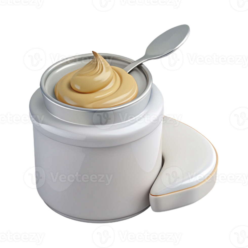 Creamy, Whipped, Spatula, Jar, White, Kitchen, Cooking, Food, Delicious, Dessert png