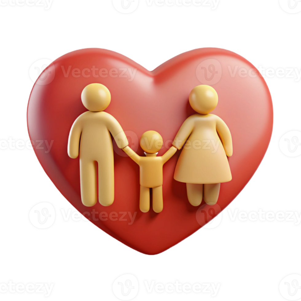 Family Unity and Love A Heartfelt Symbol png