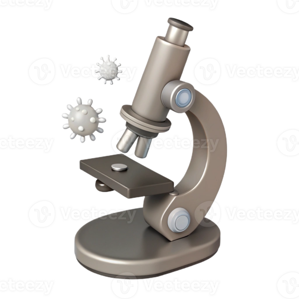 Microscope Viewing Tiny Organisms png
