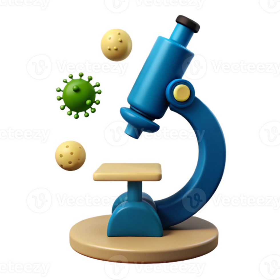 Microscope Viewing Tiny Objects png