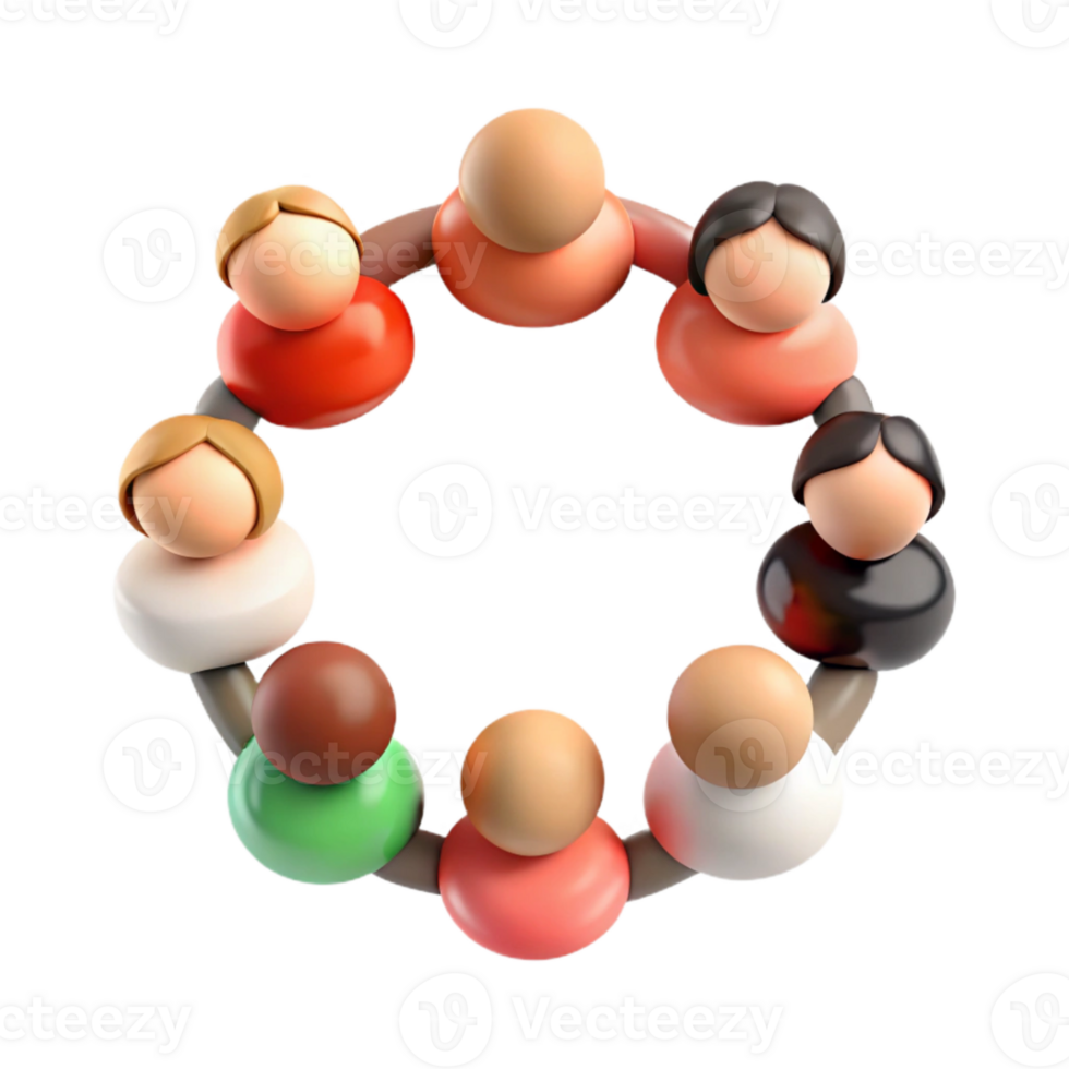 Diversity and Inclusion A Circle of People png
