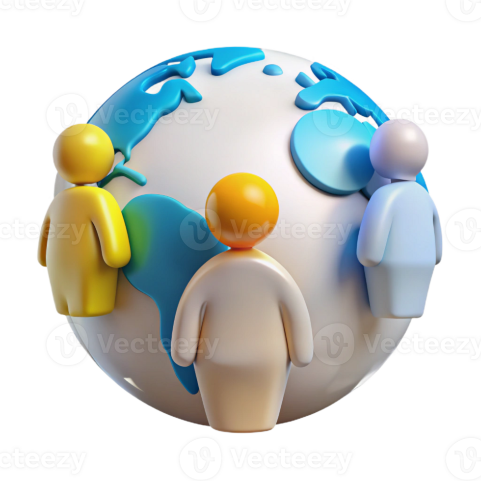 Global Community People Around the World png