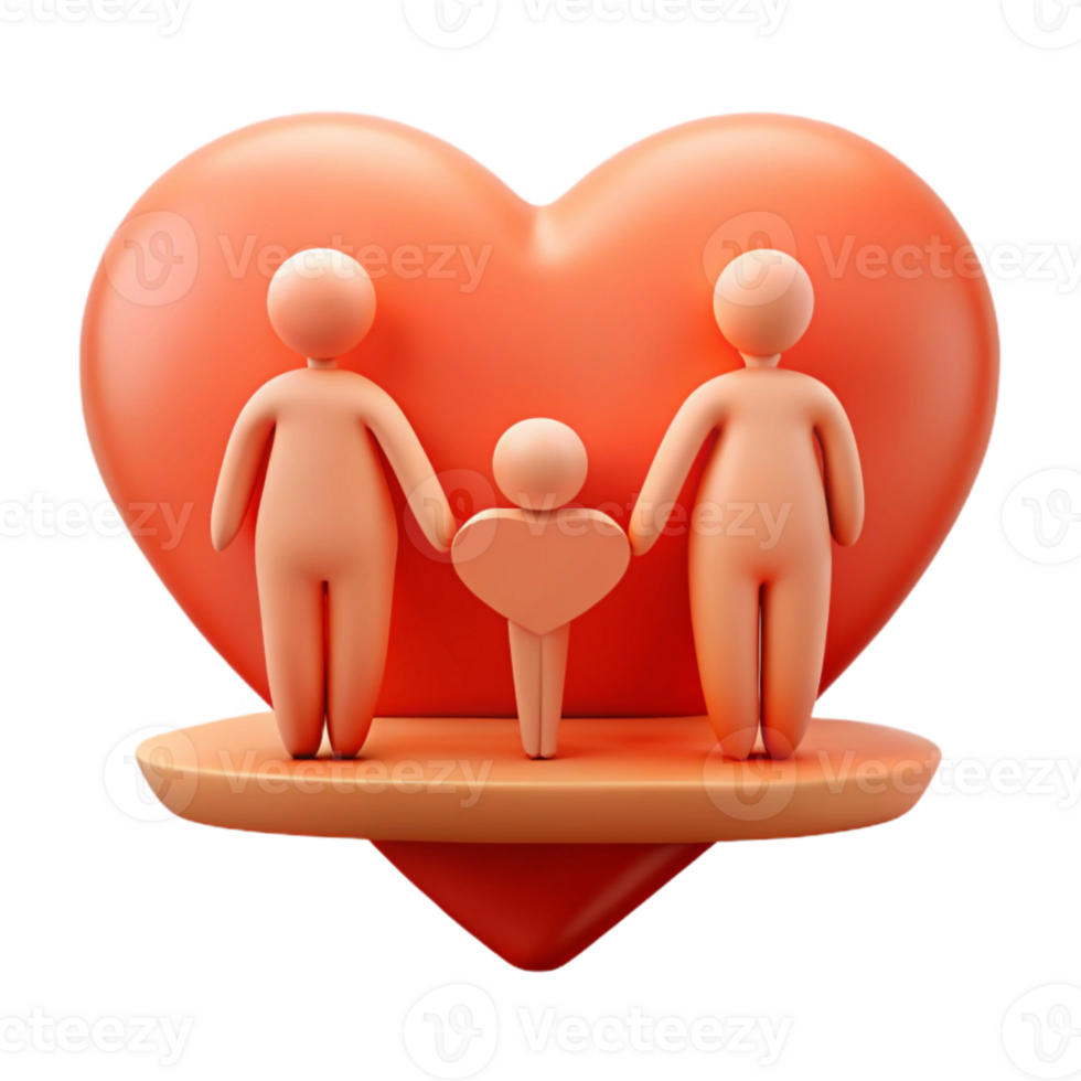 Family Love A Heartfelt Illustration png