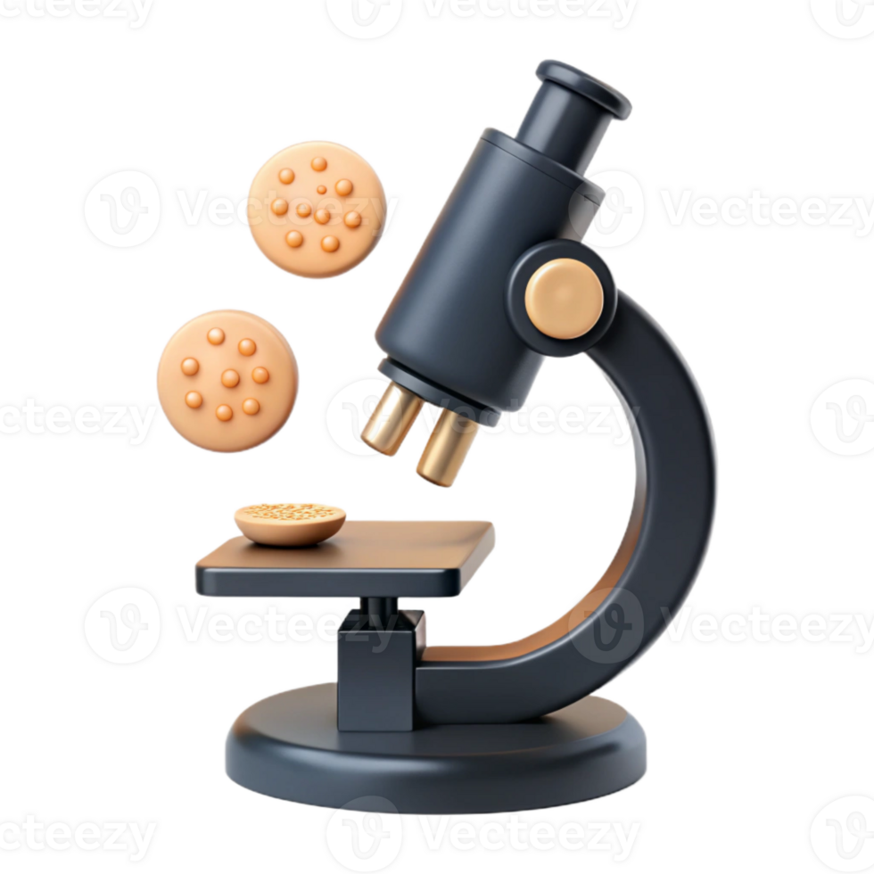 Microscope Examining Tiny Objects png