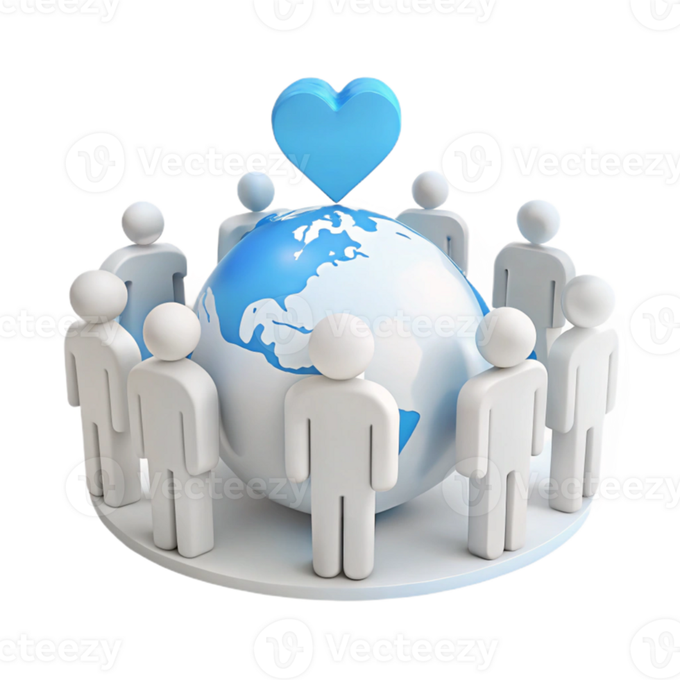 Global Unity and Love A Symbol of Togetherness png