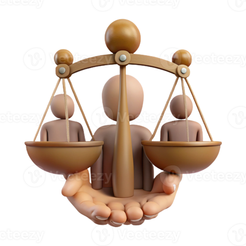 Scales of Justice Balancing Fairness and Equality png