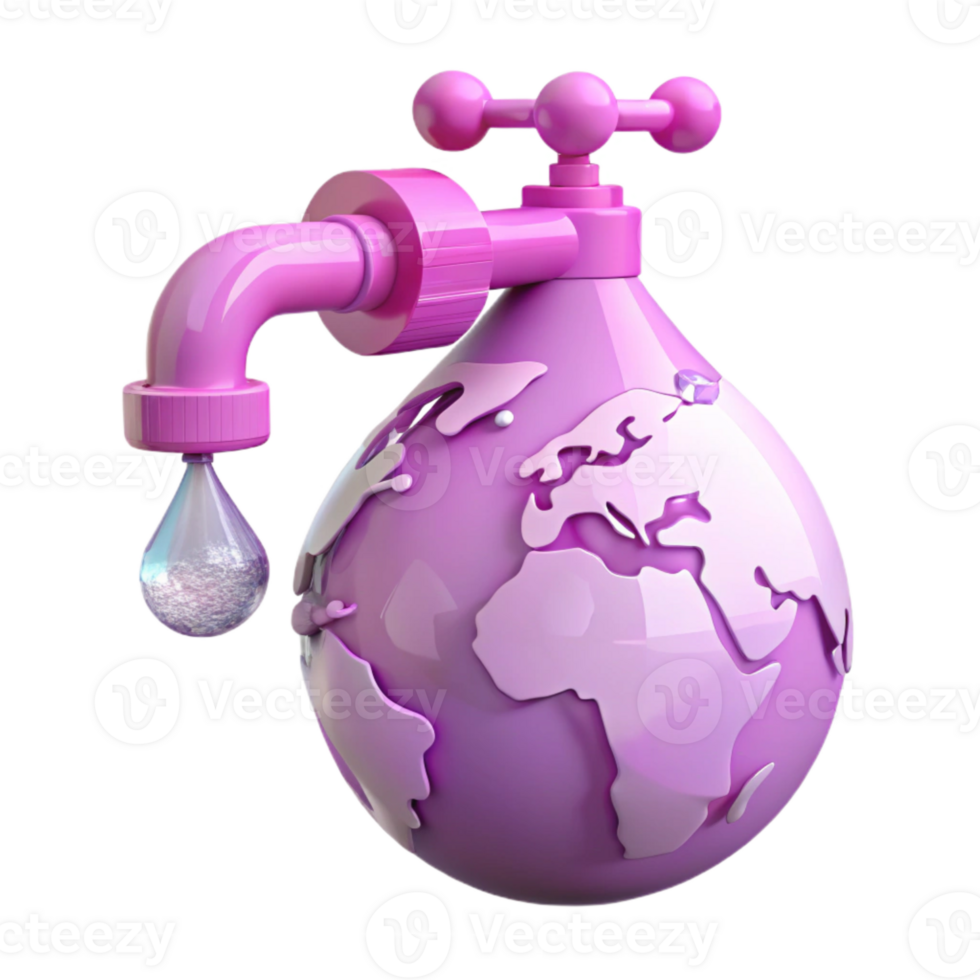 Conserve Water A Drop in the Bucket for Our Planet png