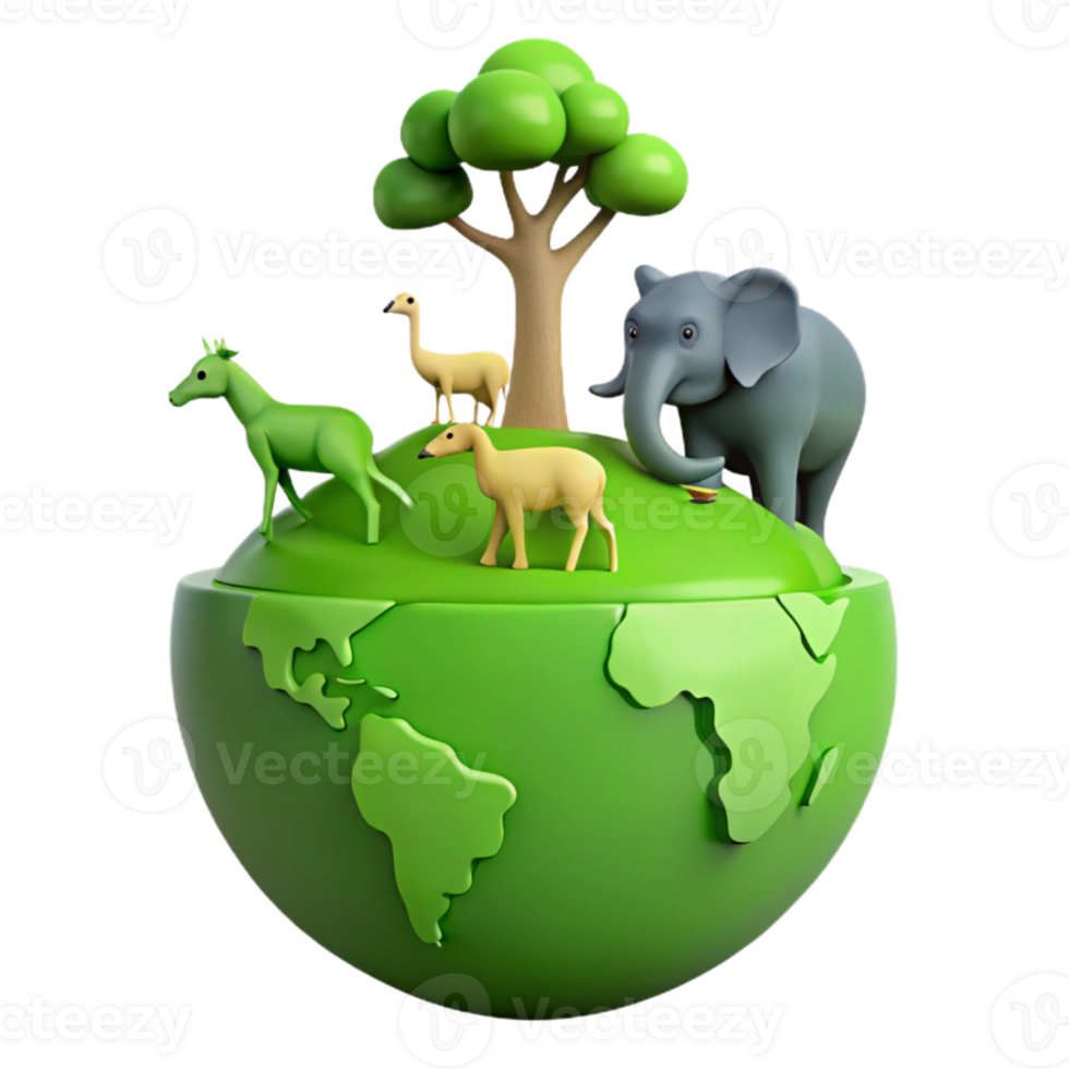 Protect Wildlife on Earth Save the Environment png