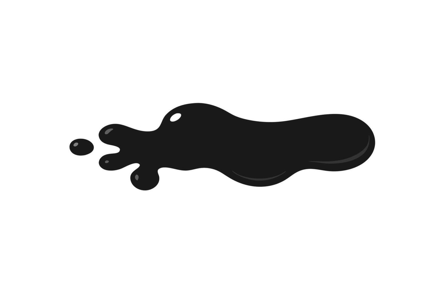 Clean Water Splash Silhouette Illustration for Fluid Graphic Design vector