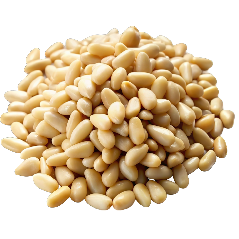 Pine Nuts isolated on transparent background png