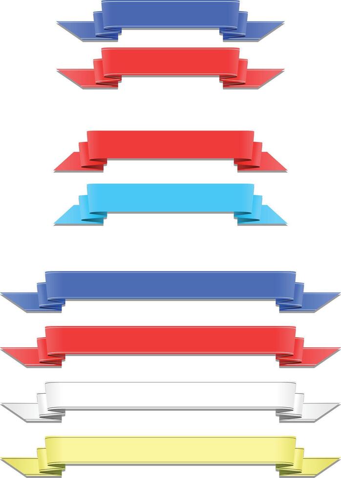 colorful ribbons illustration vector