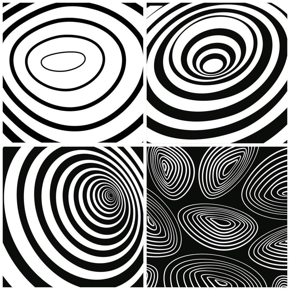 optical spinning top Sets pattern with multiply repeating circles in shades of red vector