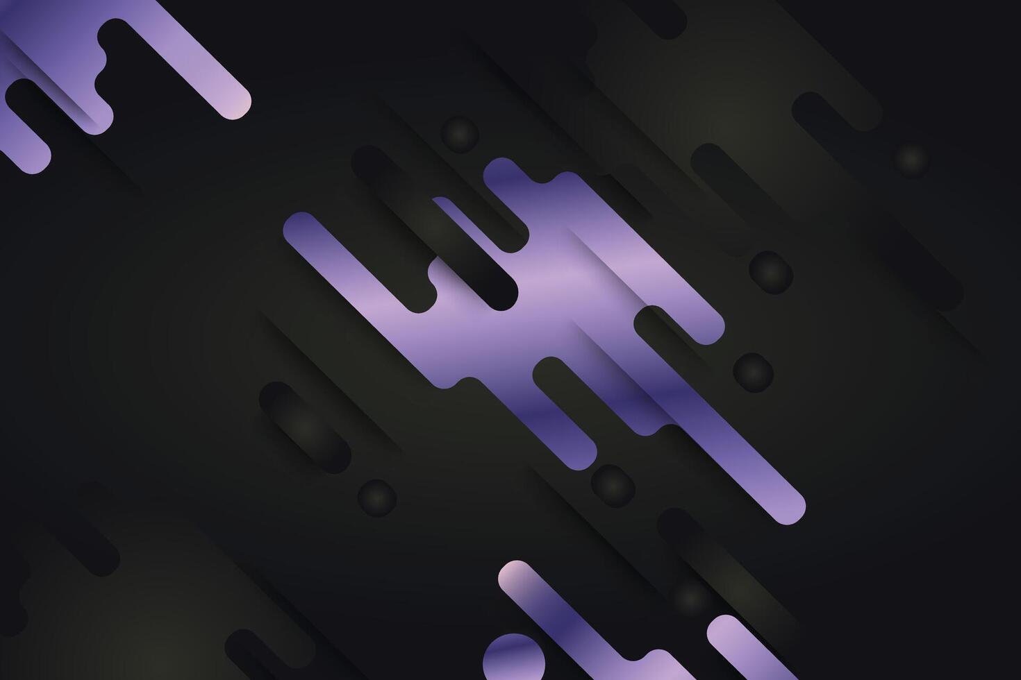 Abstract Elegant diagonal striped purple background and black abstract , dark and cyber punk vector