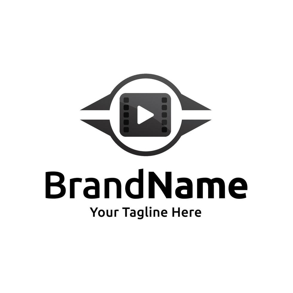 A logo for a player vector