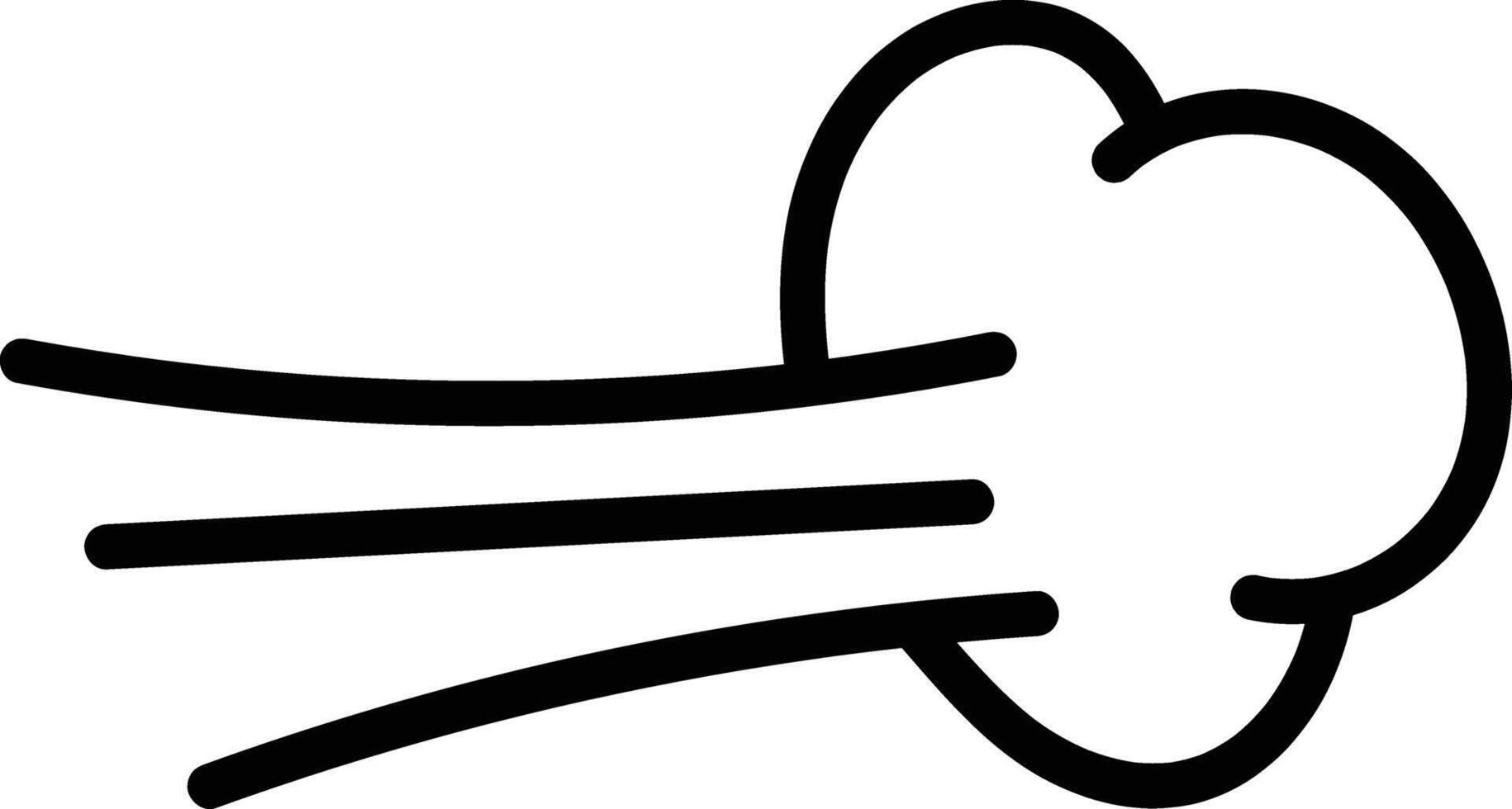 Run, Fart, Fast, Smoke, Fume Icon vector