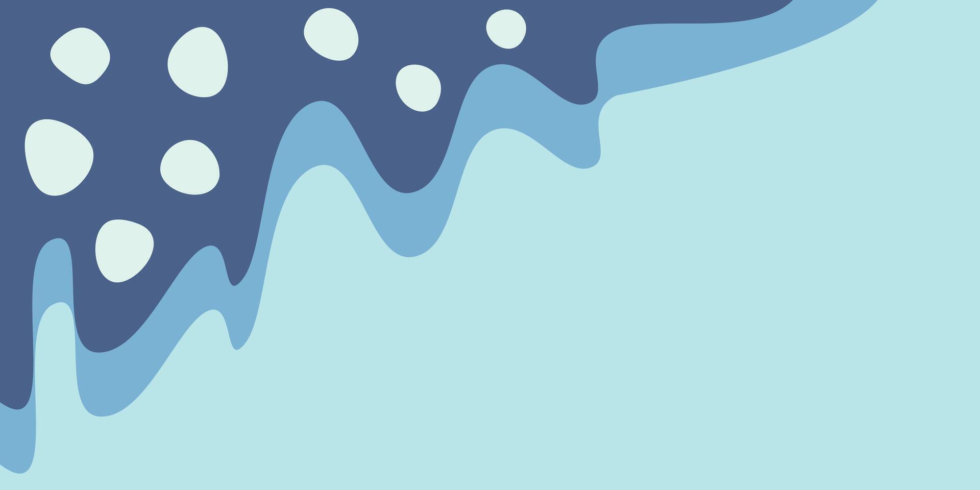 abstract background of melting winter snow with copy space area. vector