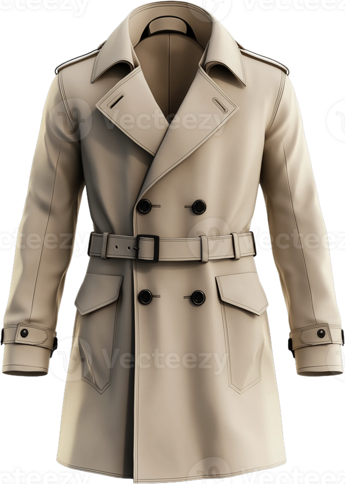 a trench coat on a transparent background png