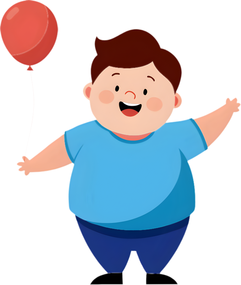 Cartoon boy displaying funny and charming expressions clipart. . png