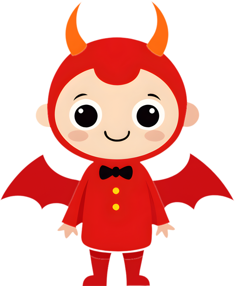 Funny Halloween character costume for cartoon boy. . png